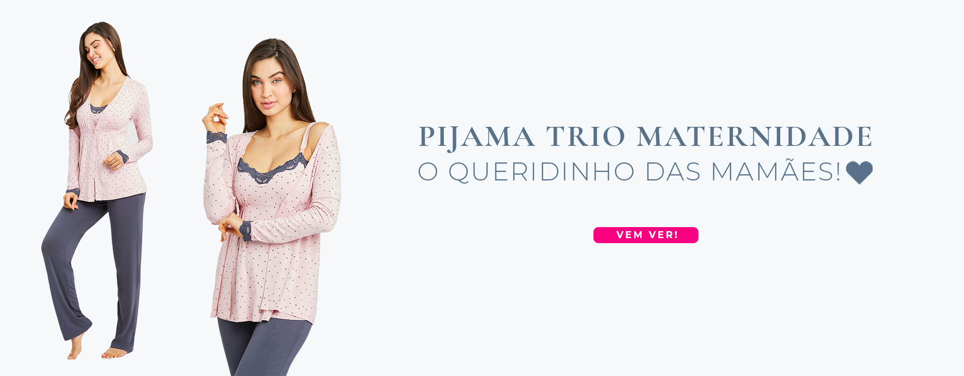 Pijama Trio Maternidade